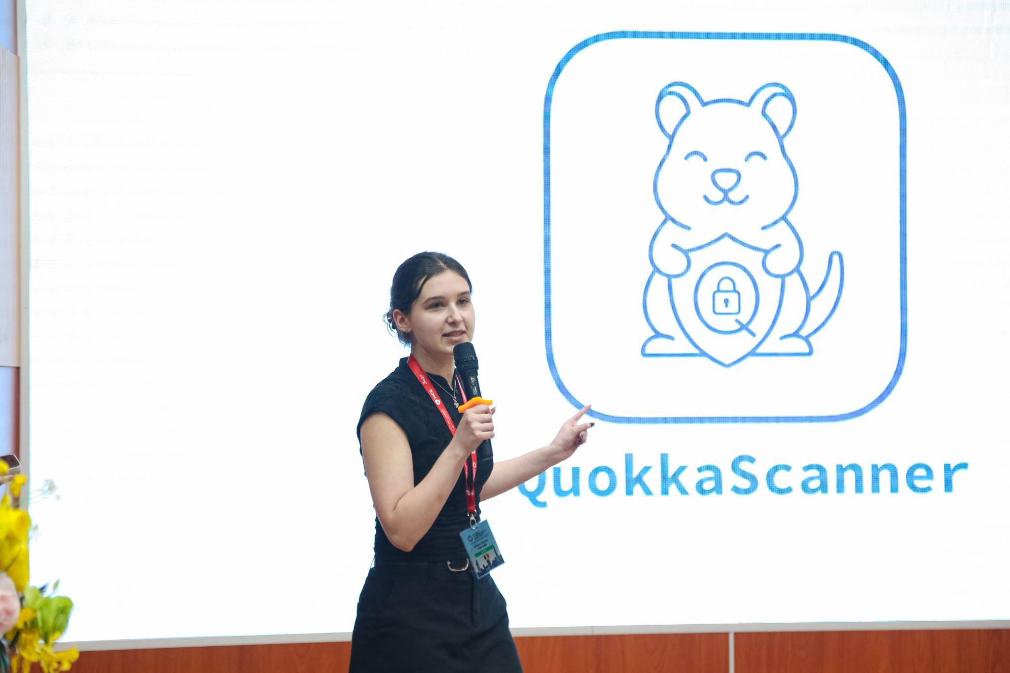 Diana Petroșel at the conference